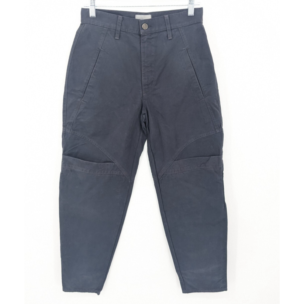 Boyish Pants Womens 26 Blue Parker Tapered Chino Cargo Cropped Utility Casual